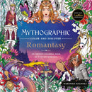 Mythographic Colour and Discover: Romantasy : An Artist's Colouring Book of Fantasy Romance-9781035091898