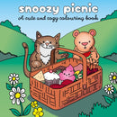 Snoozy Picnic : A cute and cozy colouring book-9781035438556