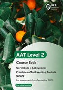 AAT Principles of Bookkeeping Controls : Course Book-9781035530052