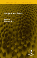 Subject and Topic-9781041288220