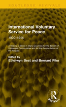 International Voluntary Service for Peace: 1920–1946