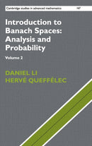 Introduction to Banach Spaces: Analysis and Probability-9781107162624