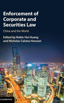 Enforcement of Corporate and Securities Law : China and the World-9781107164994