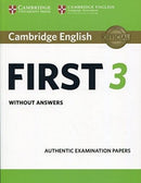 Cambridge English First 3 Student's Book without Answers-9781108433723