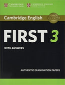 Cambridge English First 3 With Answers