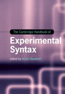 The Cambridge Handbook of Experimental Syntax-9781108465496