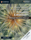 Cambridge International As and a Level Mathematics Probability and Statistics 1 Worked Solutions Manual + Cambridge Elevate Edition