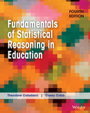 Fundamentals of Statistical Reasoning in Education-9781118425213