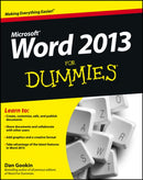 Word 2013 For Dummies-9781118491232