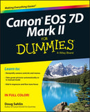 Canon EOS 7D Mark II For Dummies-9781118722909