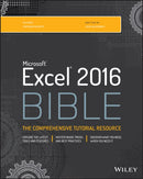 Excel 2016 Bible-9781119067511