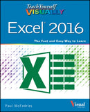 Teach Yourself VISUALLY Excel 2016-9781119074731