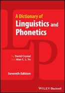 A Dictionary of Linguistics and Phonetics-9781119184539