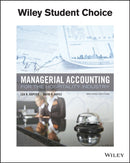 Managerial Accounting for the Hospitality Industry-9781119299653