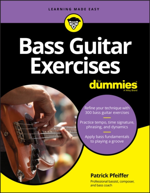 Bass Guitar Exercises For Dummies-9781119700111