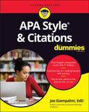APA Style & Citations For Dummies-9781119716440