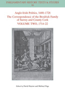 Anglo–Irish Politics, 1680–1728