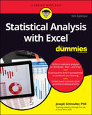 Statistical Analysis with Excel For Dummies-9781119844549