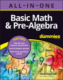 Basic Math & Pre-Algebra All-in-One For Dummies (+ Chapter Quizzes Online)-9781119867081