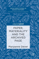 Paper, Materiality and the Archived Page-9781137498854