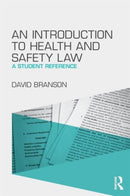 An Introduction to Health and Safety Law : A Student Reference-9781138018433