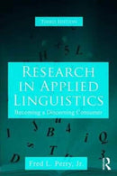 Research in Applied Linguistics : Becoming a Discerning Consumer-9781138227767