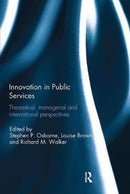 Innovation in Public Services : Theoretical, managerial, and international perspectives-9781138295261