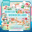 Manga Sparkle: Winter Wonderland : A Shimmery Anime & Manga Style Coloring Book-9781250396495