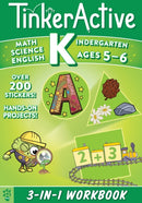 TinkerActive Kindergarten 3-in-1 Workbook : Math, Science, English Language Arts-9781250884749