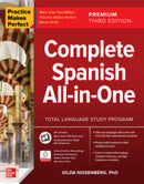 Practice Makes Perfect: Complete Spanish All-in-One, Premium Third Edition-9781264285549