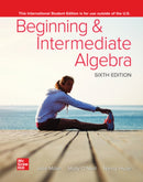 Beginning and Intermediate Algebra ISE-9781264531219