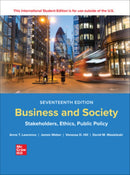 Business and Society: Stakeholders Ethics Public Policy ISE-9781265079246