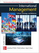 International Management: Culture Strategy and Behavior ISE-9781266097904
