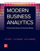 Modern Business Analytics ISE-9781266108334