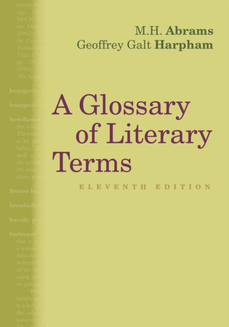 A Glossary of Literary Terms-9781285465067