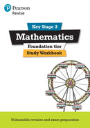 Pearson REVISE Key Stage 3 Maths (Foundation) Study Workbook for preparing for GCSEs - for 2026, 2027 exams-9781292111520