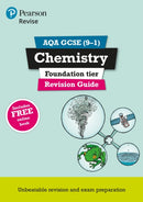 Pearson REVISE AQA GCSE Chemistry (Foundation) Revision Guide incl. online revision and quizzes - for 2026, 2027 exams