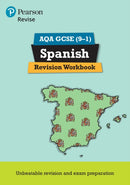 Pearson REVISE AQA GCSE Spanish Revision Workbook: For 2025 and 2026 assessments and exams-9781292131412