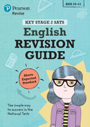 Pearson REVISE Key Stage 2 SATs English Revision Guide Above Expected Standard for 2026, 2027 exams-9781292145990