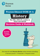 Pearson REVISE Edexcel GCSE History The USA, 1954-75 conflict at home and abroad Revision Guide and Workbook incl. online revision - for 2026, 2027 exams