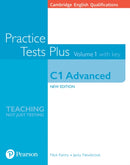 Cambridge English Qualifications: C1 Advanced Practice Tests Plus Volume 1 with key-9781292208725