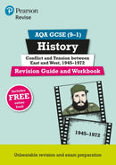 Pearson REVISE AQA GCSE History Conflict and tension between East and West, 1945-1972 Revision Guide and Workbook incl. online revision and quizzes - for 2026, 2027 exams
