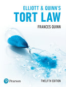 Elliott & Quinn's Tort Law-9781292251448