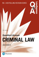 Law Express Question and Answer: Criminal Law-9781292259079
