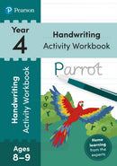 Pearson Learn at Home Handwriting Activity Workbook Year 4-9781292424941