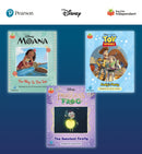 Pearson Bug Club Disney Year 1 Pack E, including decodable phonics readers for phase 5; Moana: The Way to the Sea, Toy Story: Andy''s Party, The Princess and the Frog: The Sweetest Firefly