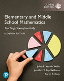 Elementary and Middle School Mathematics: Teaching Developmentally, Global Edition-9781292460079