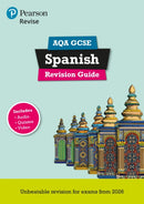 Pearson Revise AQA GCSE Spanish Revision Guide incl. audio, quiz & video - for 2026, 2027 exams