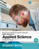 L3 AAQ BTEC National 2025 Applied Science Ext Cert Student Book (Print)-9781292754857