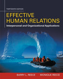 Effective Human Relations : Interpersonal And Organizational Applications-9781305576162